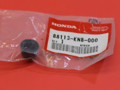 NOS HONDA VT600 VT750 VTX1300 MIRROR LOCK NUT RUBBER COVER # 88113-KN8-000