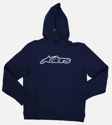 Alpinestars New Blaze Fleece Navy Hoodie Size SMALL 482-68048S