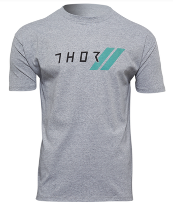 NEW THOR ADULT PRIME HEATHER GREY T-SHIRT SIZE LARGE 3030-21043