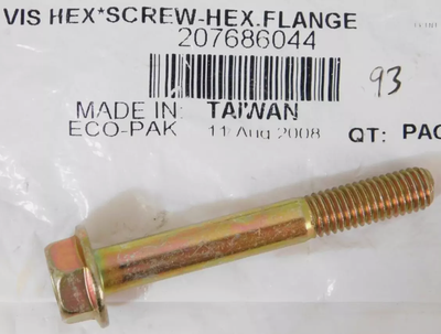 BRP CAN-AM NEW OEM HEX FLANGED SCREW M8X60 207686044 QTY 2