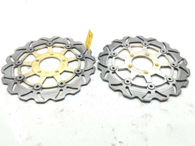 04 05 Suzuki GSXR 600 750 Front Wheel Disc Brake Rotors INV