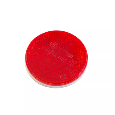 Polaris Saddlebag Reflector, Round, Red, Genuine OEM Part 5433921