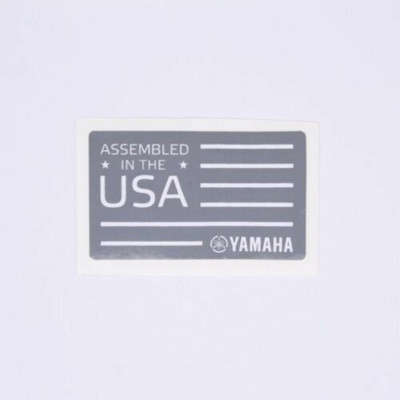 OEM Yamaha Assembled In The USA Emblem GRAY Part Number - B8K-F3819-00-00