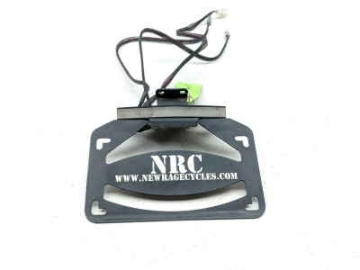 18-23 Kawasaki Ninja EX 400 NRC License Plate Frame Tag Mount Rear