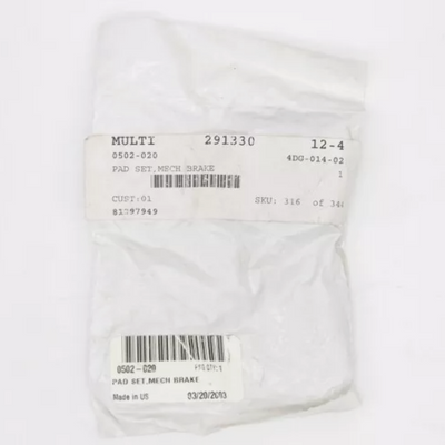 ARCTIC CAT NEW OEM PAD SET, MECH BRAKE 0502-020