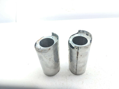 17-22 Harley Davidson Road King FLHR Front Suspension Fork Cover Guards Chrome