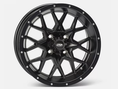 ITP 1428641536 Storm Series Hurricane 14x7 5+2 Offset 4/137 BP ATV Wheel 373841
