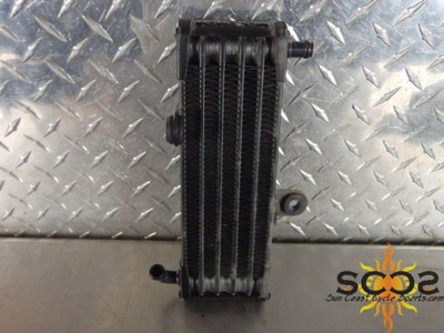 06-10 Aprilia Tuono Right Oil Cooler Radiator