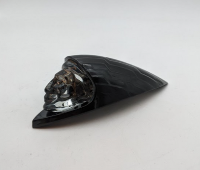 2019 Indian Chieftain Dark Horse OEM Fender Headdress Emblem, Black 2414568-266