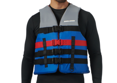 Sea-Doo Navigator PFD Life Jacket Unisex Blue,Red SIZE: ADULT LG-XL 2859747380