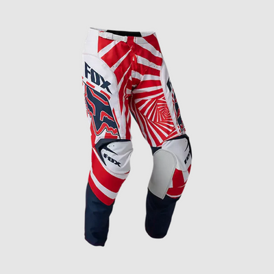 Fox Racing Youth 180 Goat Pants Navy, Red, White SIZE: YOUTH 28 29723-007-28