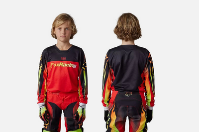 Fox Racing Youth 180 STATK Motocross Jersey -Flo Red-Youth X-Large 30487-110-YXL Fox Racing Youth 180 STATK Motocross Jersey -Flo Red-Youth X-Large 30487-110-YXL