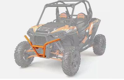 2015-2024 Polaris RZR 900 S 1000 Front Bumper Spectra Orange Low Profile