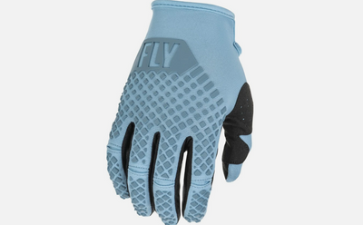 FLY RACING YOUTH KINETIC GLOVES - LIGHT BLUE - YOUTH MEDIUM - 375-414YM