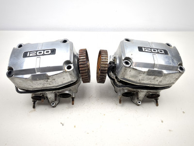 84-87 Honda Goldwing Aspencade GL1200 Engine Motor Cylinder Heads DAMAGED