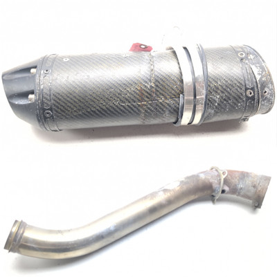09-16 Suzuki GSXR 1000 Aftermarket Exhaust Muffler Silencer Cans