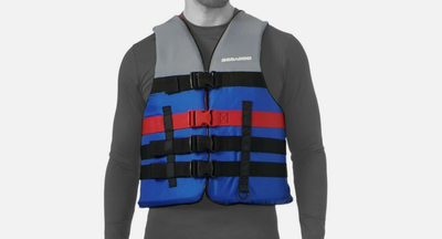 Sea-Doo Navigator PFD Unisex Life Jacket Black, Blue, Red SIZE:LG/XL 2859747380