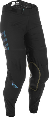 FLY RACING WOMEN'S LITE PANTS BLACK/AQUA SIZE 09/10 375-63008