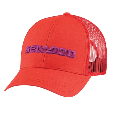 Sea-Doo Unisex Mesh Snap Back Cap Lava Red, Purple One Size Fits All 4546870017