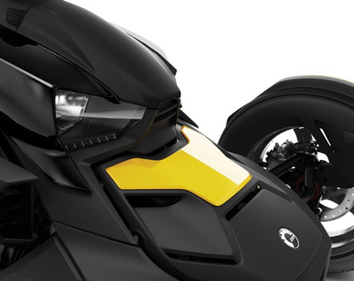2019 CAN-AM RYKER CLASSIC HOOD ACCENT ONLY - YELLOW SHOCK 705013676