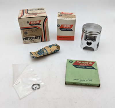 1975 Yamaha RS100B OEM Piston Kit 2nd 463-11630-20