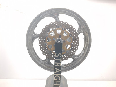 86-06 Kawasaki Concours ZG1000 Front Wheel Rim W/ Rotor STRAIGHT 18X3.00