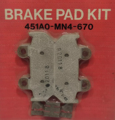 1987-1990 Honda CBR600F Hurricane 600 Front Brake Pads 451A0-MN4-670