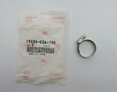 NOS Honda Water Hose Clamp B 1988-2007 TRX250 NT650 CBR900 19506-KS6-700