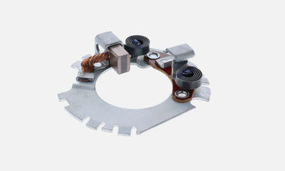 1987 Honda ATC250ES Big Red OEM Plate, Brush Holder 31206-HA0-004