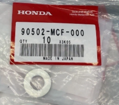 NEW OEM HONDA CBR1000RR 2004 WASHER 10MM 90502-MCF-000