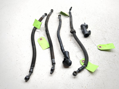03 04 Kawasaki ZZR 600 Brake Line Hoses Set W Connector Cover