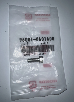 NOS Honda OEM 6X16 Flange Bolt ATC200 ATC250 TRX250 96001-0601600 QTY 3