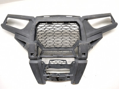 15-20 Polaris RZR S 900 Front Headlight Bumper Cover Panel Grill Plastic