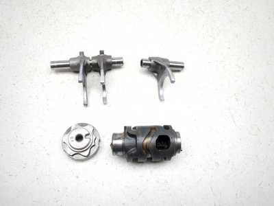 00-24 Suzuki DRZ400SM DRZ 400 Transmission Shift Shifter Forks and Drum
