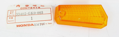 Honda NN50 Gyro OEM Front Right Turn Signal Lens 33402-GK0-003