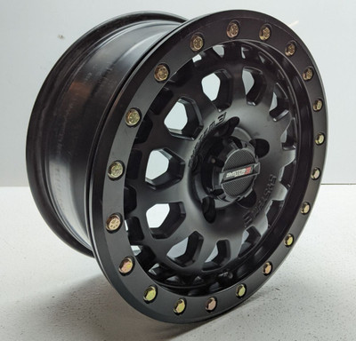 System 3 SB-6 Beadlock 15x7 ATV/UTV Wheel - Matte Black (4/137) 6+1