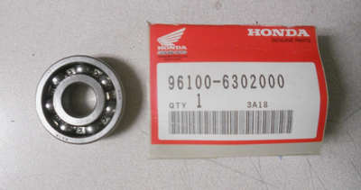 1982-85 Honda ATC200, 1983-84 Honda CB550 OEM Radial Ball Bearing 96100-6302000