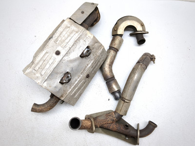 18-24 CFMoto ZForce 1000 Exhaust Muffler With Pipes And Heat Shield