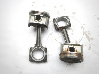 88-91 Honda NT650 Hawk GT Engine Motor Pistons With Connecting Rods