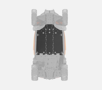 2011-2017 CAN-AM COMMANDER 1000 XT OEM HMWPE PLATES, NO HARDWARE 715006273