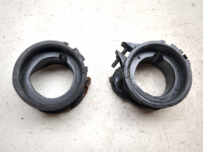 88-91 Honda NT650 Hawk GT Air Intake Boot Clamps B TRSH PL