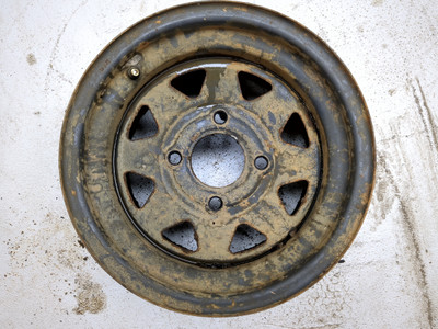 08-21 Kubota RTV 500 RTV500 Front Wheel Rim STRAIGHT 12x7.00 B