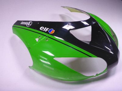 06 07 Kawasaki ZX10R ZX10 Upper Front Headlight Fairing Cover DAMAGED TRSH DV