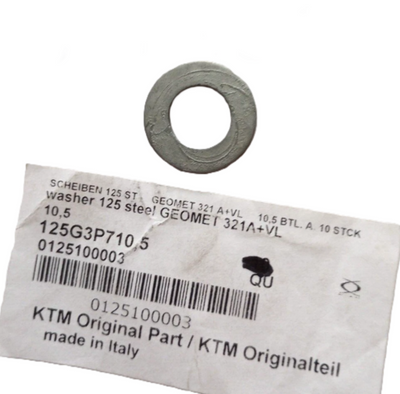1998-2024 KTM EXC SX XC Washer DIN 125 A 10.5 QTY 10 0125100003 QTY