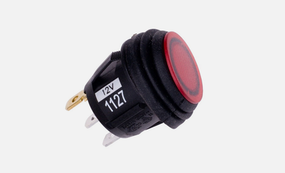 Rigid Industries Red Indicator ON/OFF Rocker Switch 12V Powersports 40191