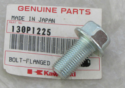 NOS 1984-1987 Kawasaki KXT250 KAF620 Flanged Bolt 12x25 OEM 130P1225