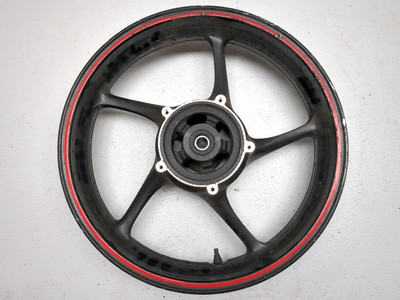 09-17 Yamaha FZ6R FZ6 Front Wheel Rim Slight Wobble 17X3.50