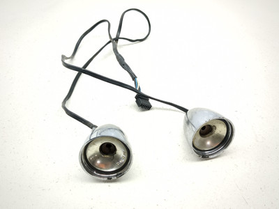 04-06 Harley Sportster 883 XL883 Front Turn Signal Flasher Indicator Lights Set