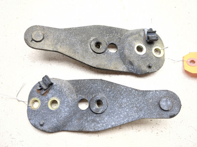 01-06 Harley Softail Standard FXSTI Rear Fender Turn Signal Mount Brackets Pair