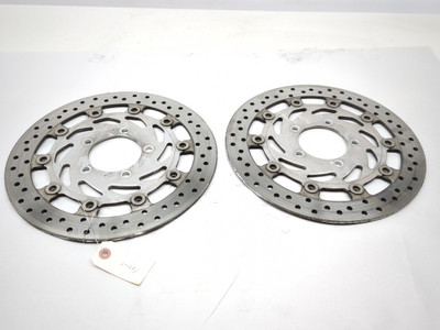 09-17 Triumph Thunderbird 1600 Front Disc Brake Rotors Set Pair